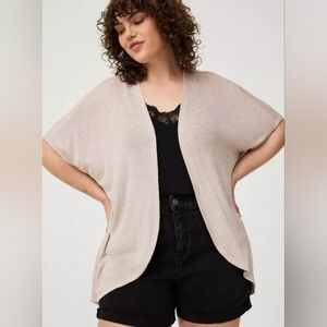 Torrid Open Front Cocoon Cardigan